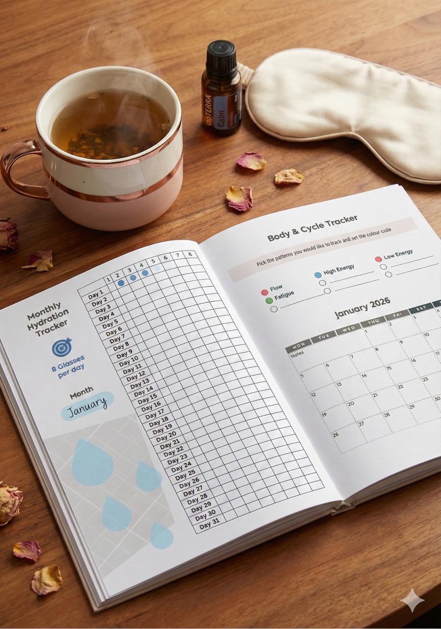 A Structured Roadmap to a Calmer, Clearer You in 2026 - Printable Wellness Journal